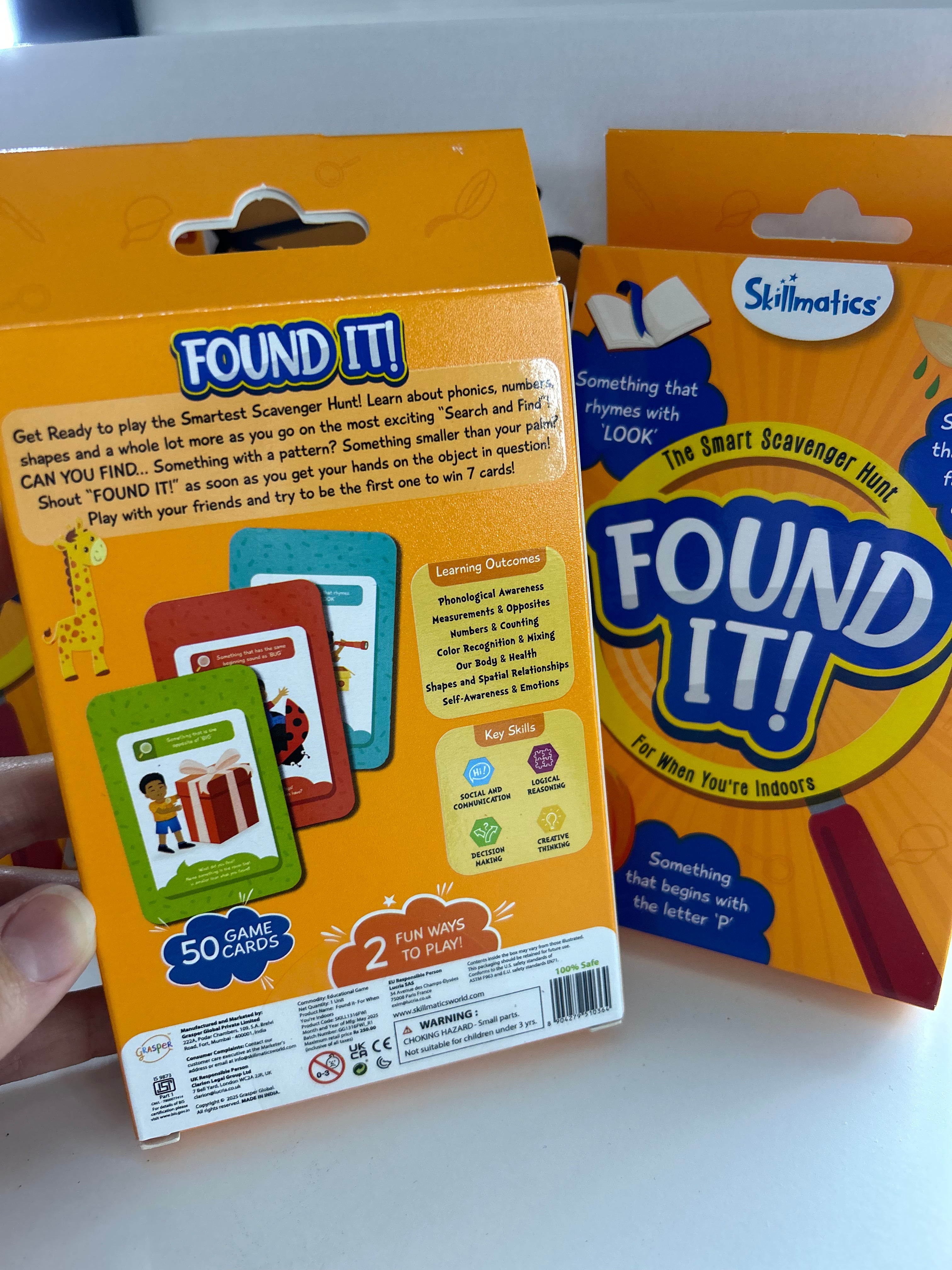 Found It! Indoor Scavenger Hunt Game